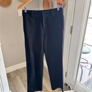 Dickies Women's Black Straight Leg Pants